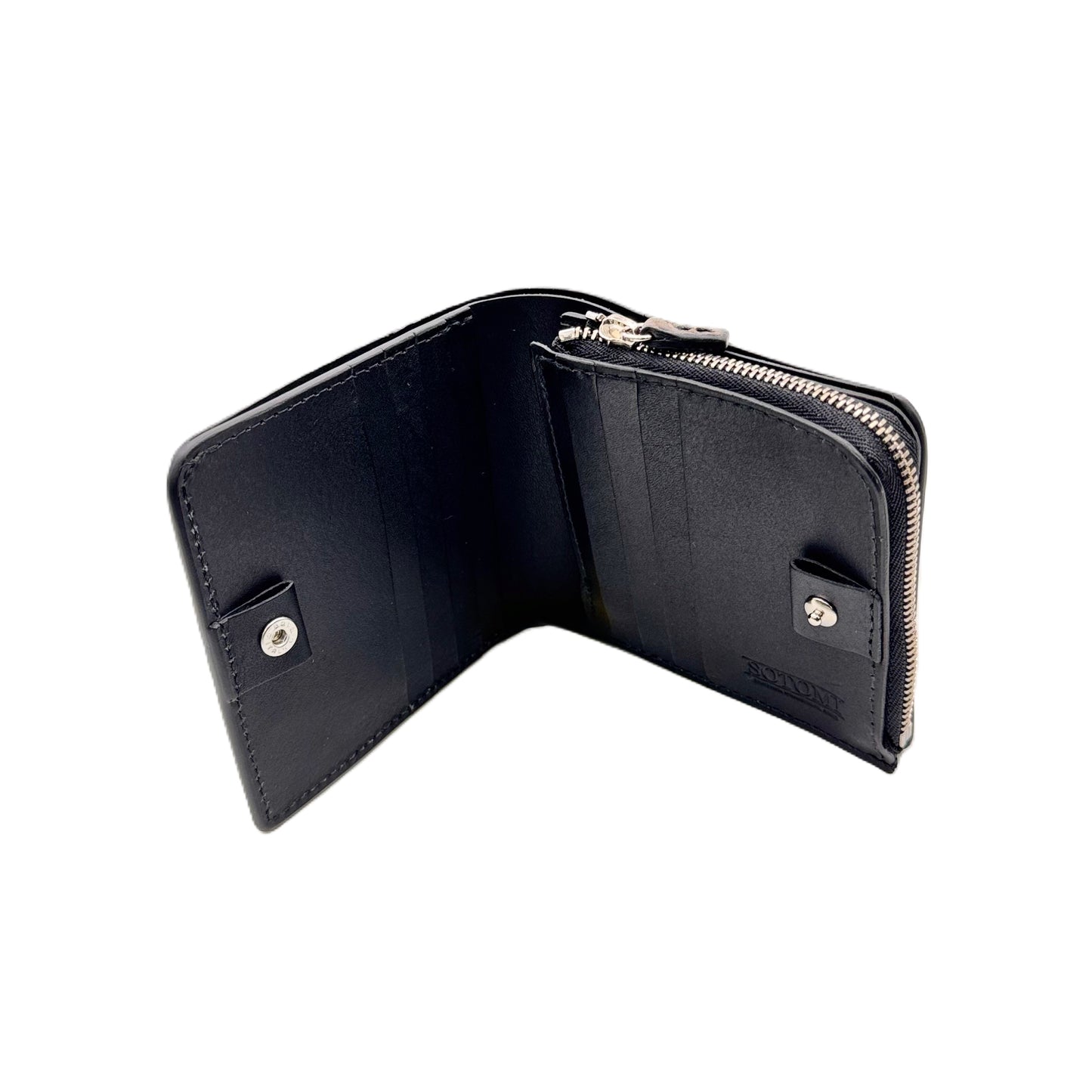 限定カラー【クロコダイル ポロサス】ワニ革ヌメ二つ折り財布スモール-Crocodile Small Wallet