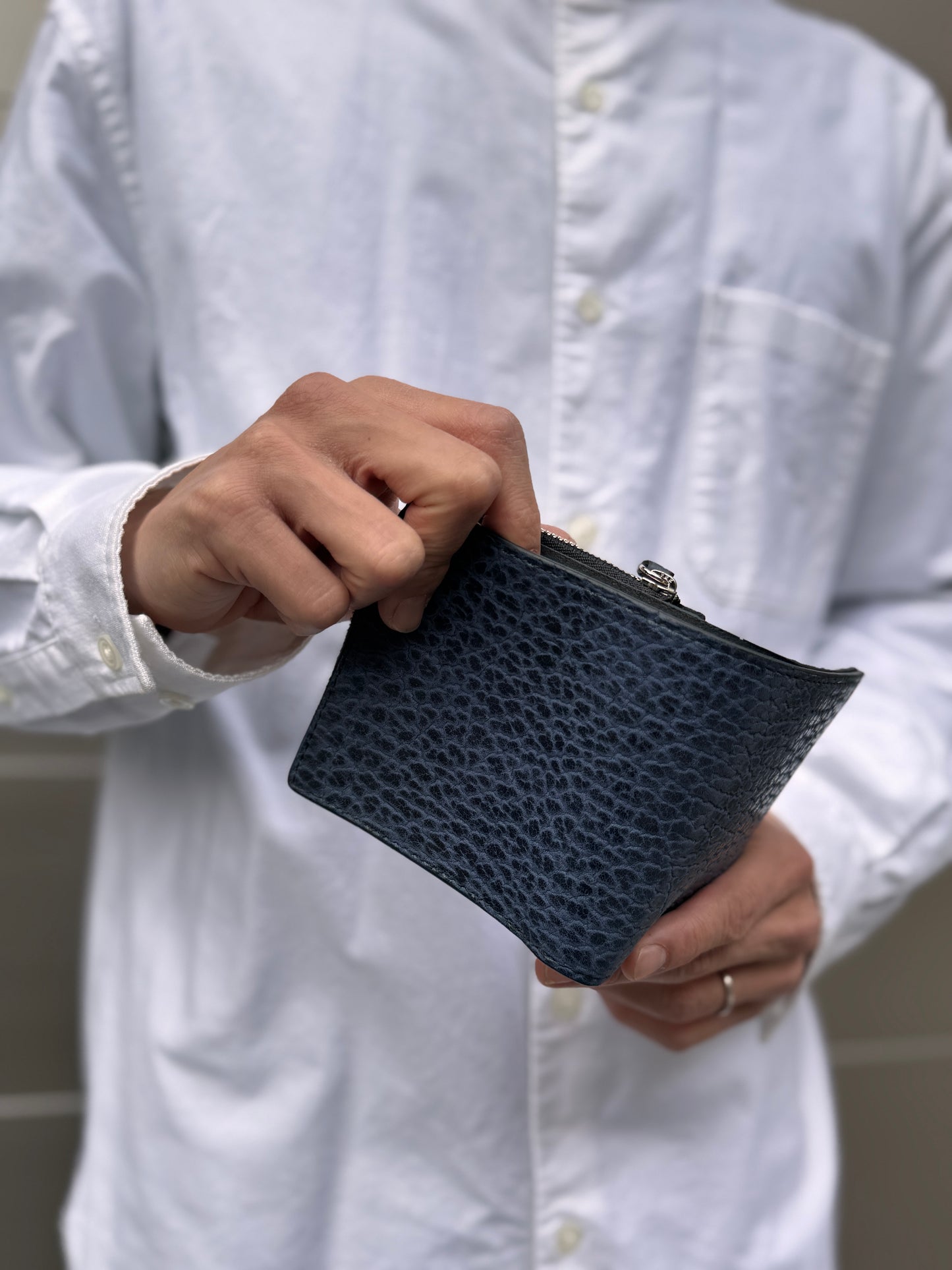 【オットセイ】二つ折り財布スモール-Navy Seal Small Wallet