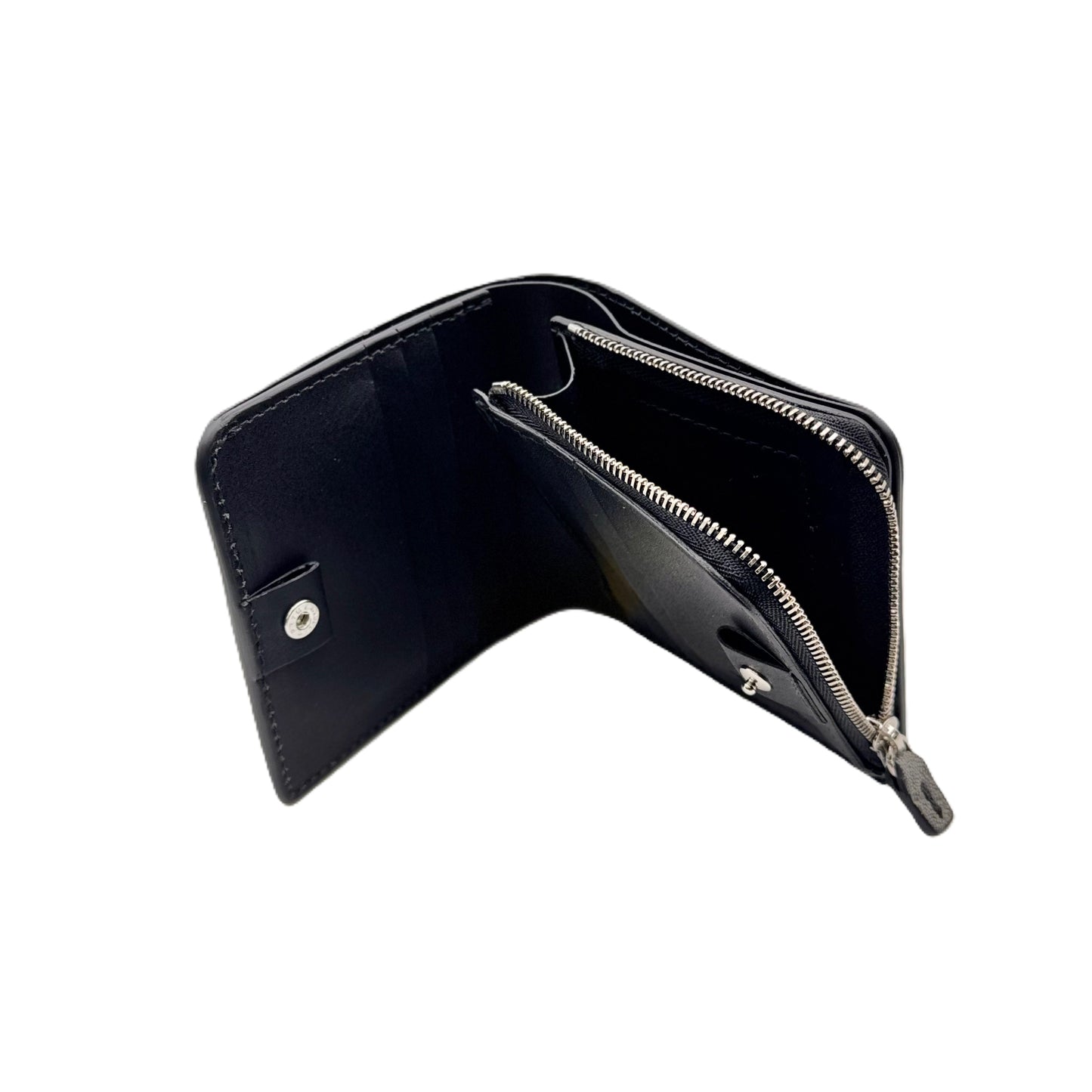 【エレファント】象革二つ折り財布スモール-Gray Elephant Small Wallet