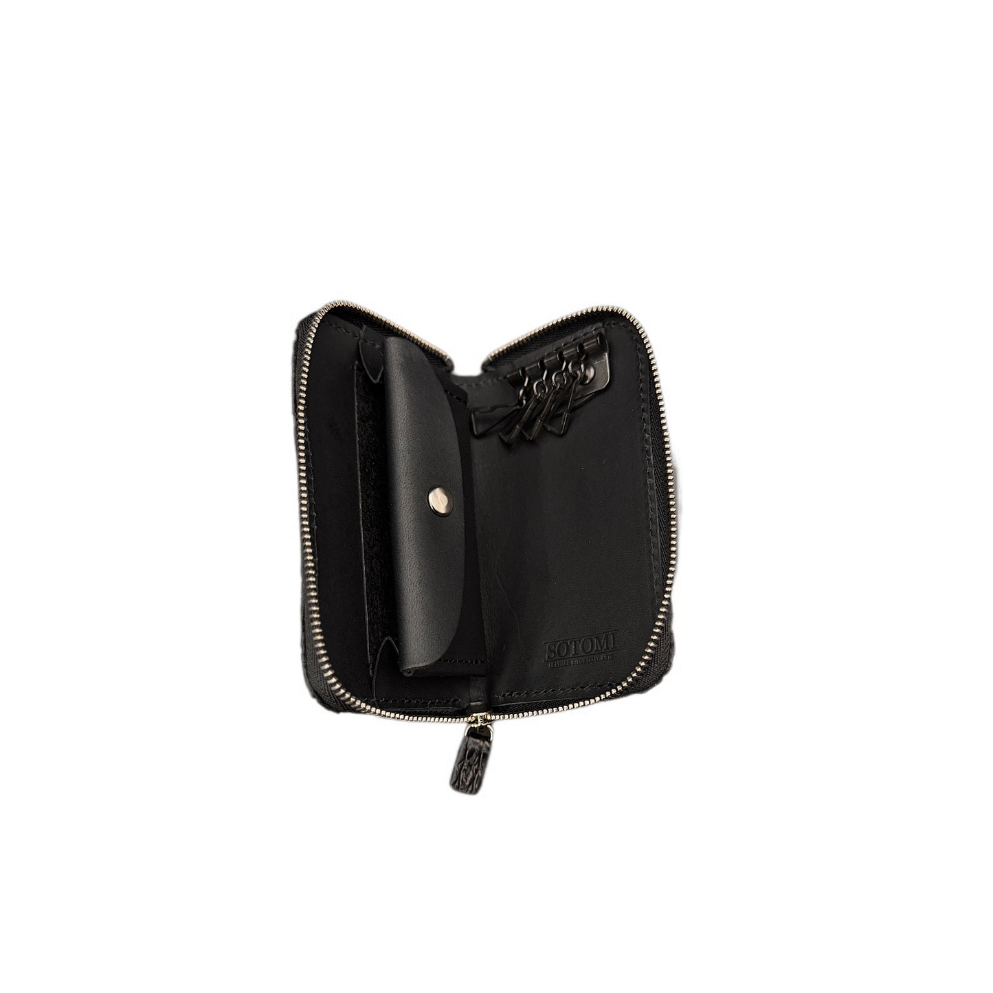 【クロコダイルポロサス】ワニ革キーケース&ミニ財布-Piccolo