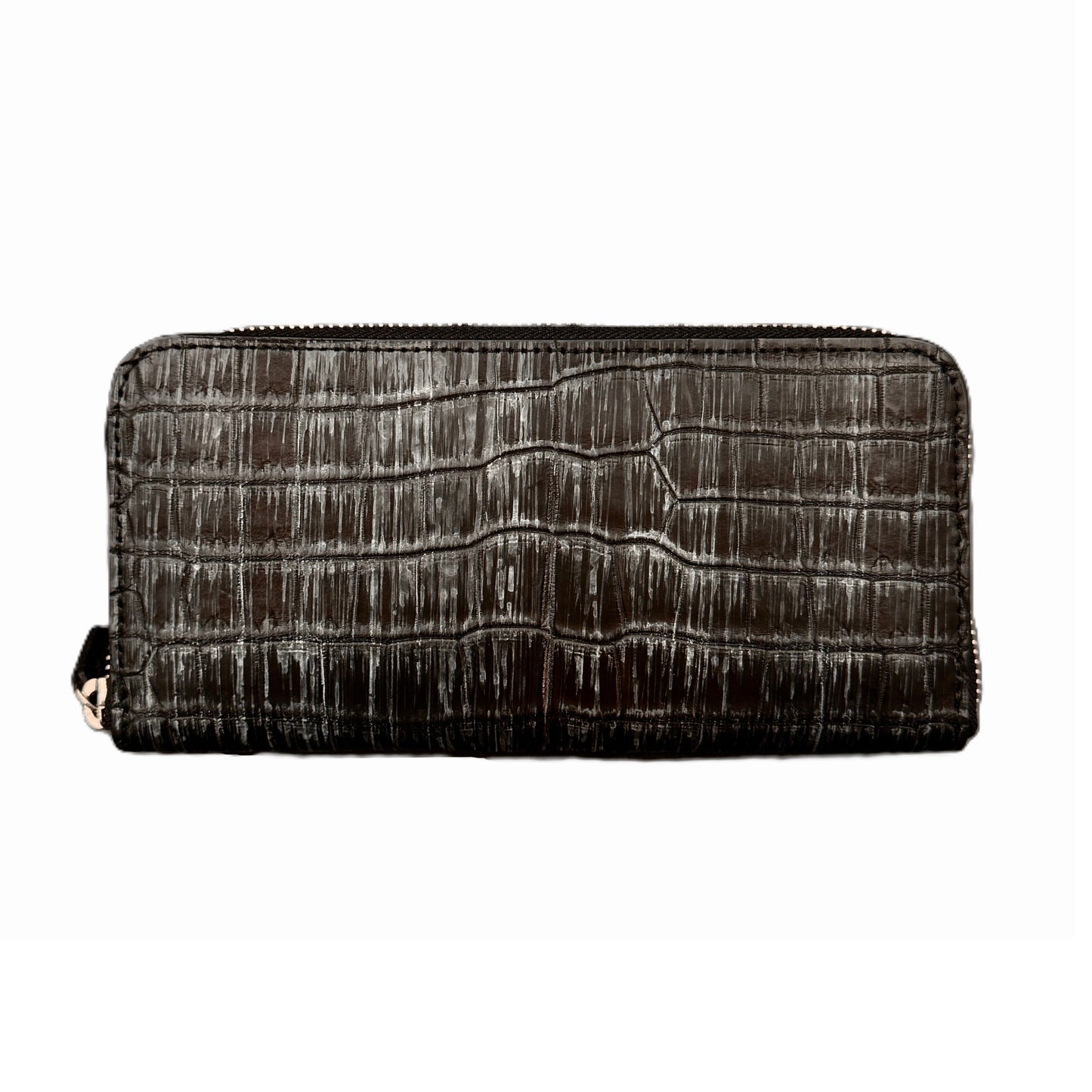 【クロコダイルポロサス】 ワニ革ブライドル ラウンド長財布-BRIDLE Round Wallet