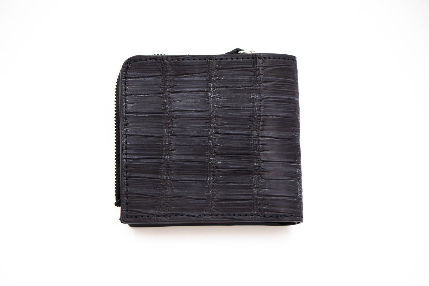 【クロコダイルポロサス】ワニ革ブライドル 二つ折り財布スモール-BRIDLE Small Wallet