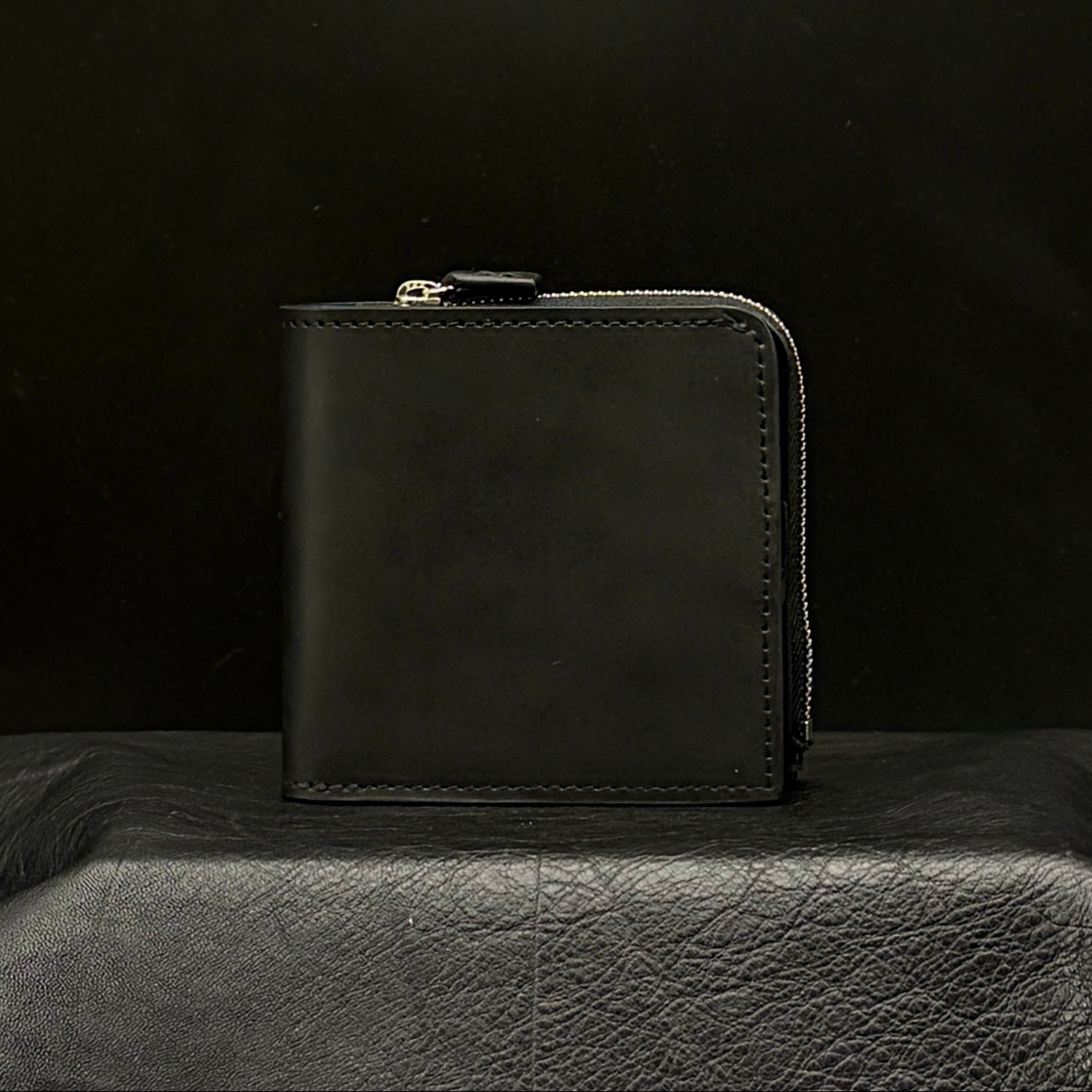 新喜皮革】コードバン 二つ折り財布スモール-Cordovan Small Wallet 
