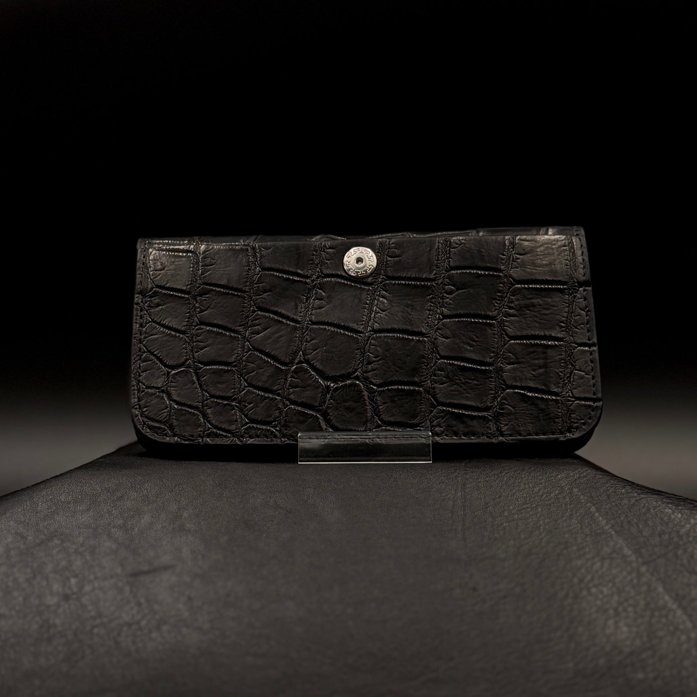 【クロコダイルポロサス】ワニ革トラッカーウォレット-Tracker Wallet-