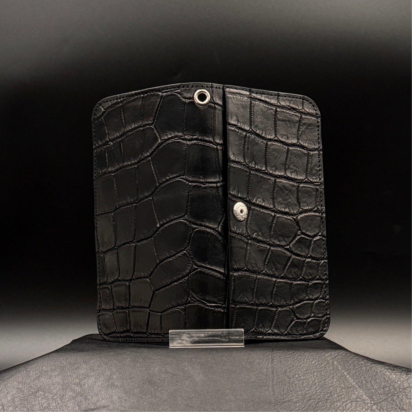 【クロコダイルポロサス】ワニ革トラッカーウォレット-Tracker Wallet-