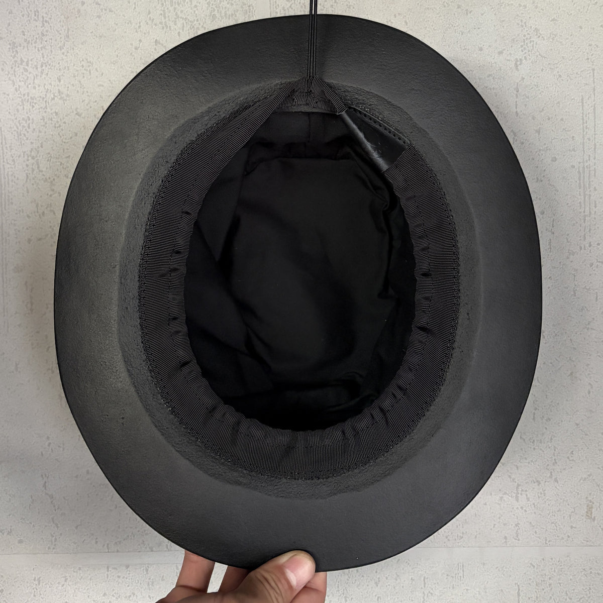 SOTOMI×ATSU CROCODILE POROSUS "Feather" HAT PLATINUM【クロコダイルポロサス/ブラック/ハット/カービング/プラチナ】