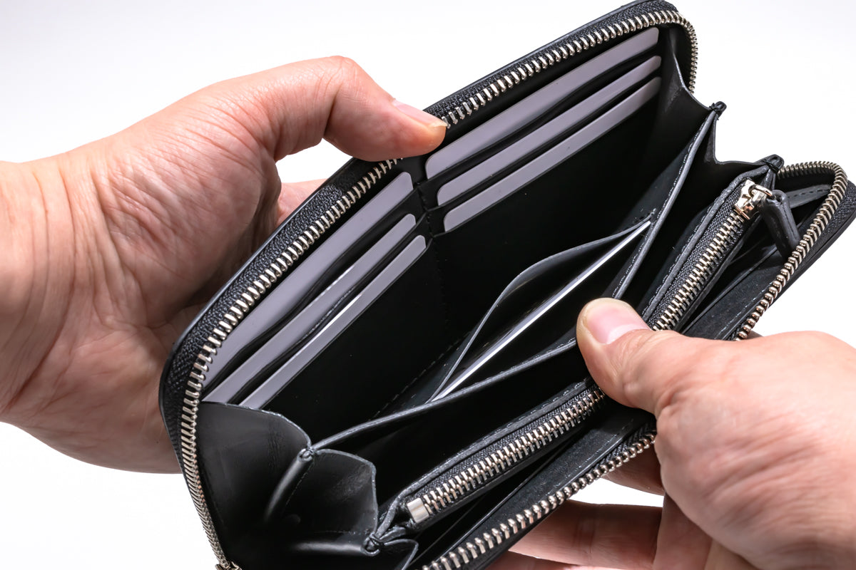 【セミオーダー】グイディ ラウンド長財布- HORWEEN 195 -【HORWEEN】