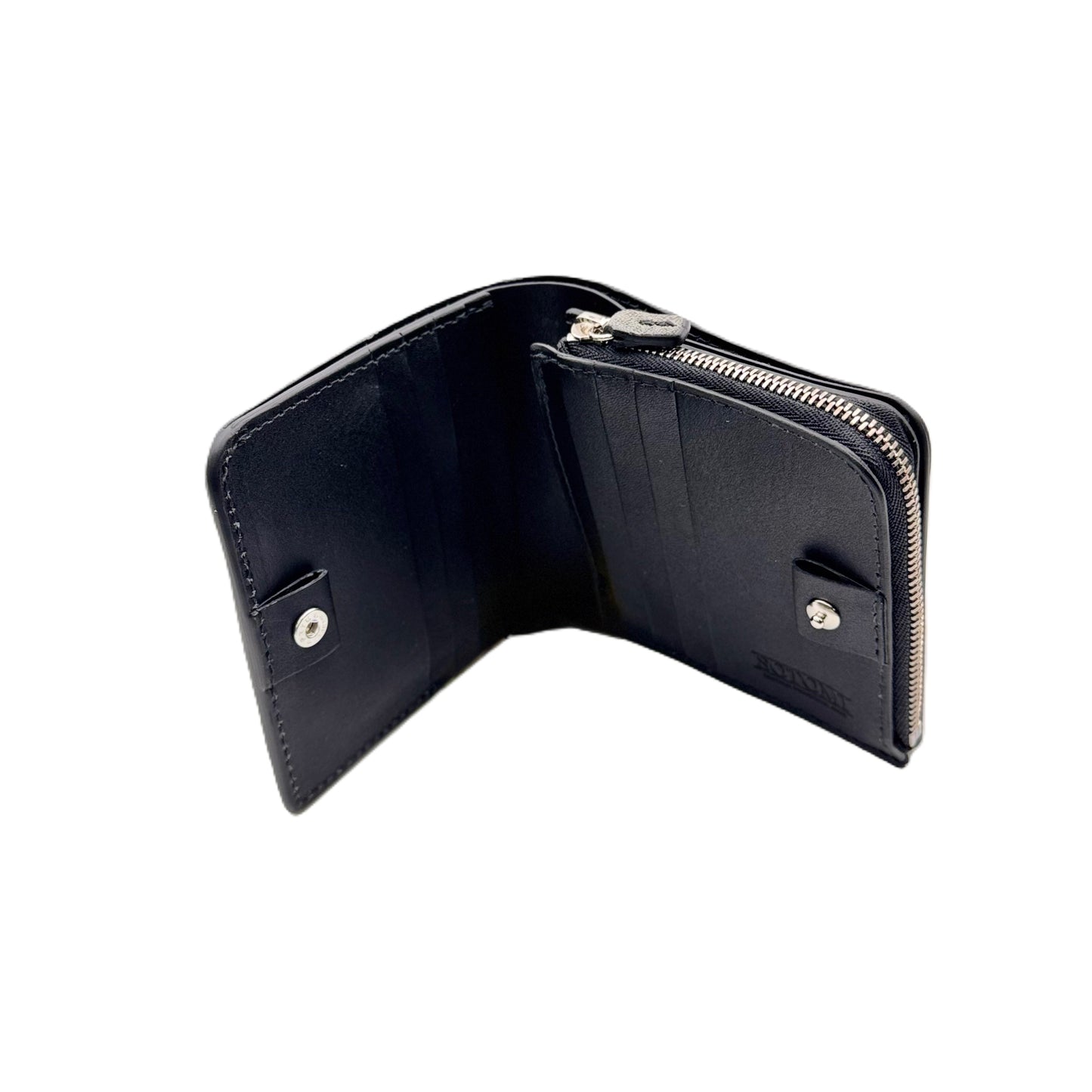 【エレファント】象革二つ折り財布スモール-Gray Elephant Small Wallet