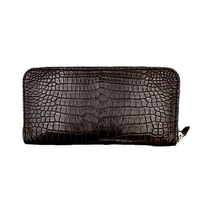 クロコダイルポロサス】ワニ革ラウンド長財布-Round Wallet – SOTOMI クロコダイルポロサス】ワニ革ラウンド長財布-Round Wallet – SOTOMI