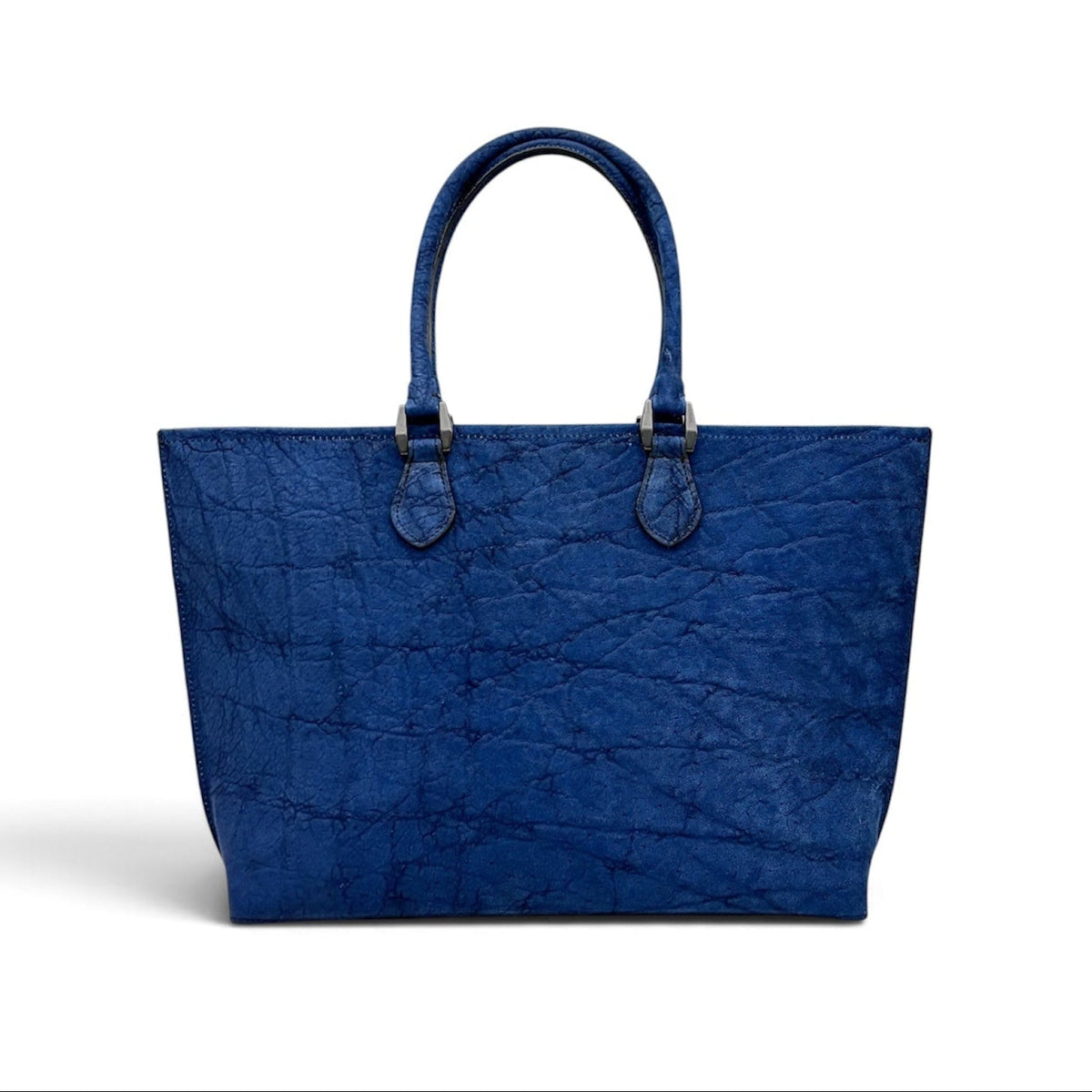 【エレファント】象革トートバッグ 藍染め Elephant BIG TOTE BAG INDIGO