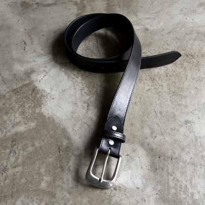 グイディ ホースバットベルト/ニッケルつや消しバックル -GUIDI Horse Butt Leather Belt-