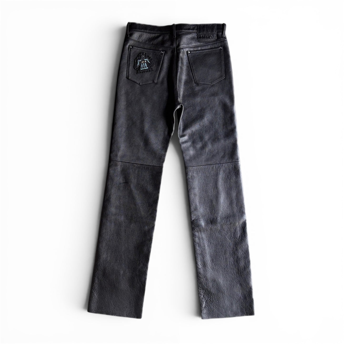 SOTOMI×ATSU CROCODILE&CHROOME LEATHER PANTS "THUNDER BIRD" The Ore【レザーパンツ/革パン/クロコダイル/ポロサス】