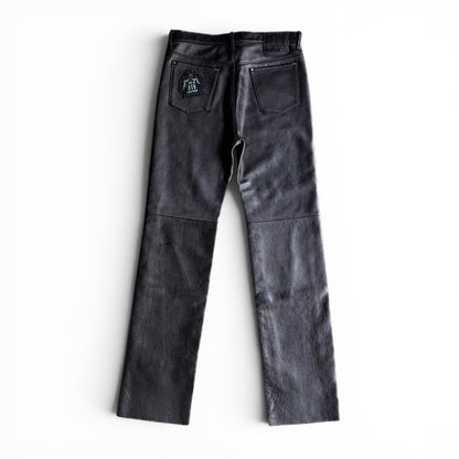 SOTOMI×ATSU CROCODILE&CHROOME LEATHER PANTS "THUNDER BIRD" The Ore【レザーパンツ/革パン/クロコダイル/ポロサス】