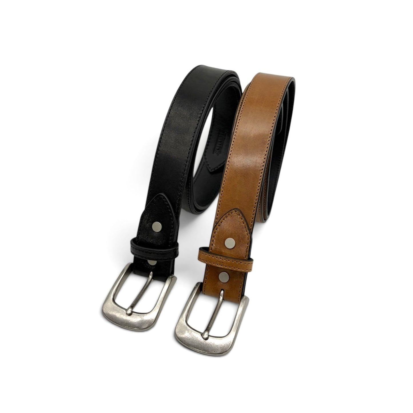 グイディ ホースバットベルト/ニッケルつや消しバックル -GUIDI Horse Butt Leather Belt-