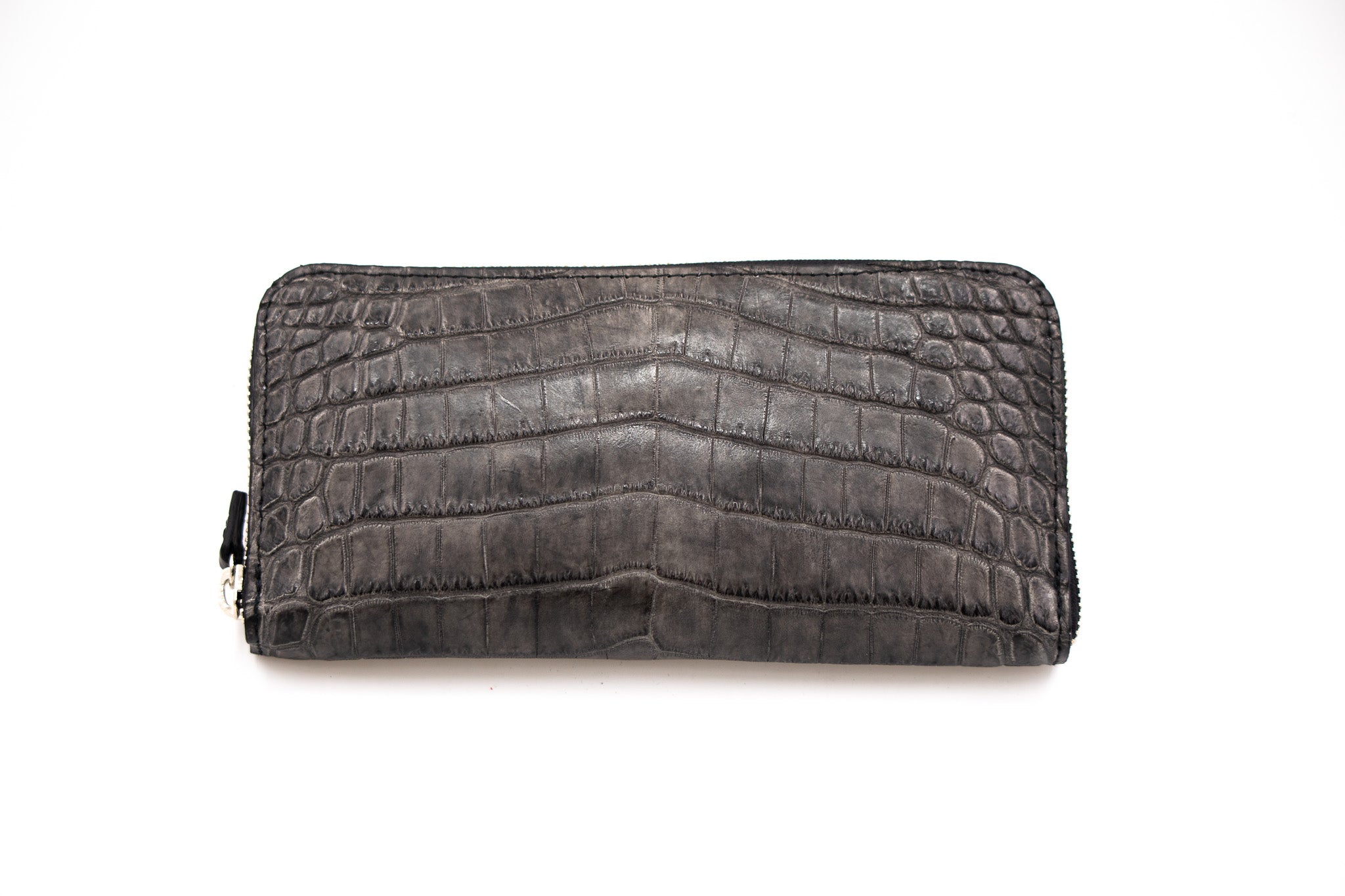 satoh mitsuo クロコダイル ハーフウォレット Crocodile LEATHER