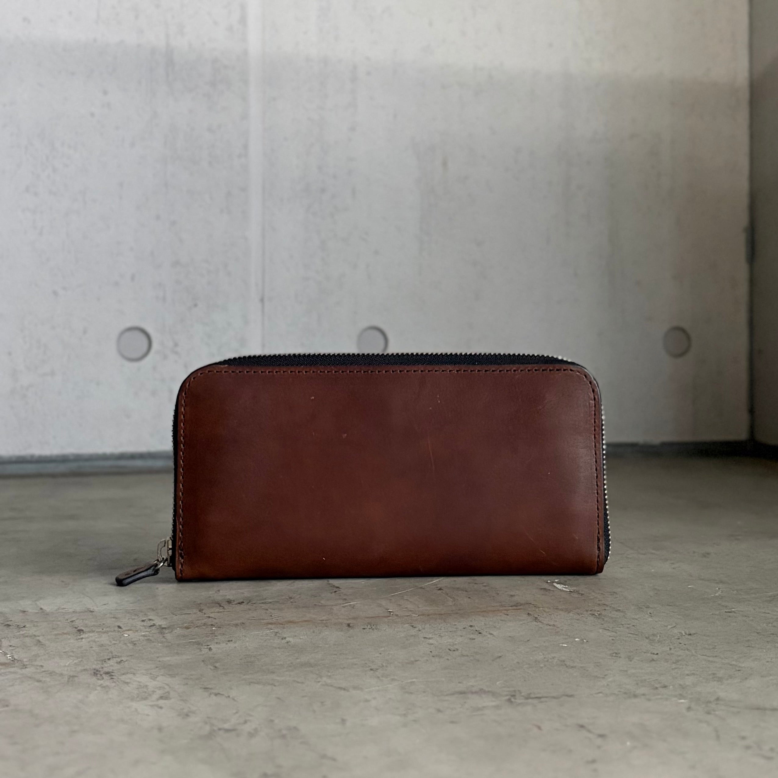 グイディ ラウンド長財布-GUIDI 195 -Marrone- – SOTOMI LEATHER