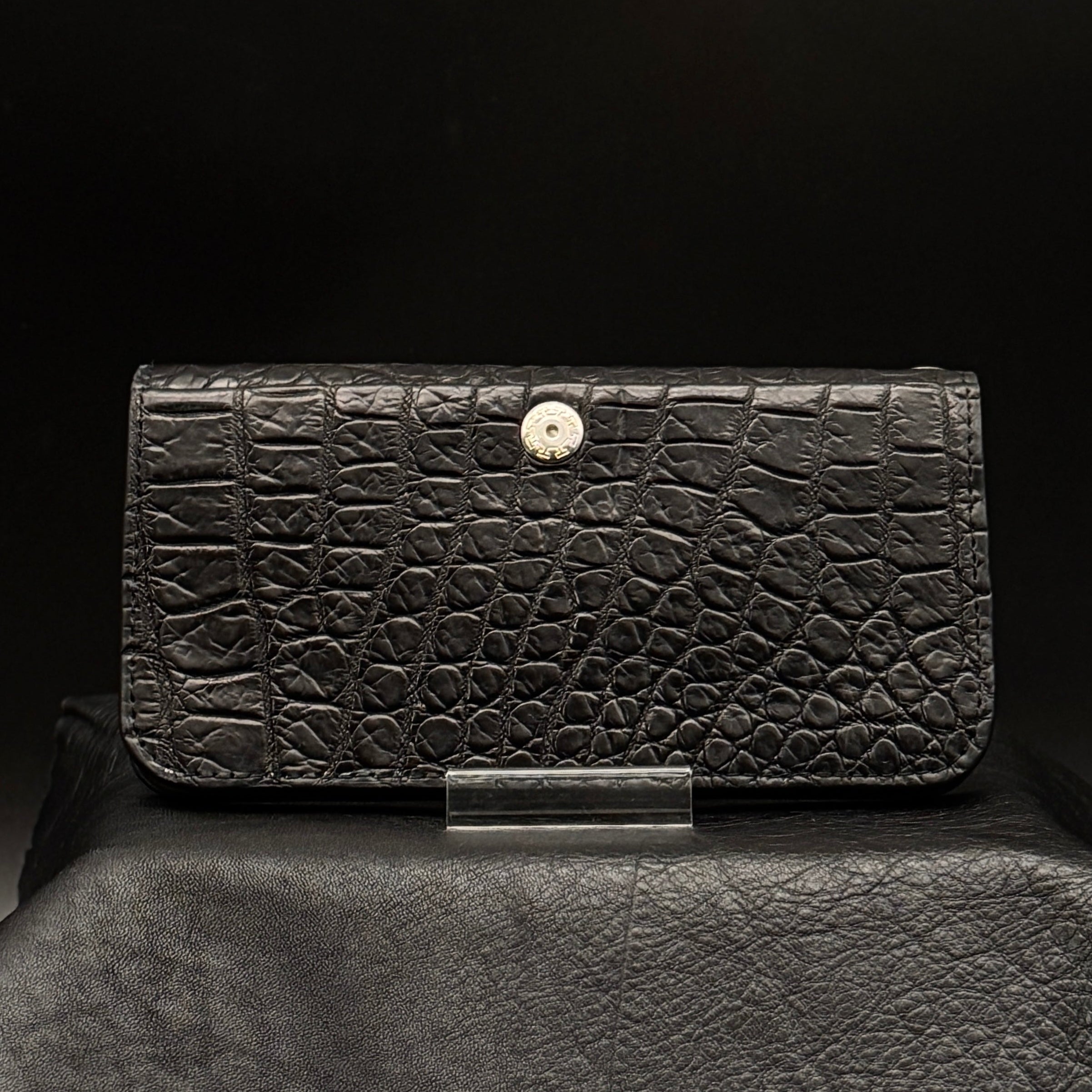 クロコダイルポロサス】ワニ革トラッカーウォレット-Tracker Wallet