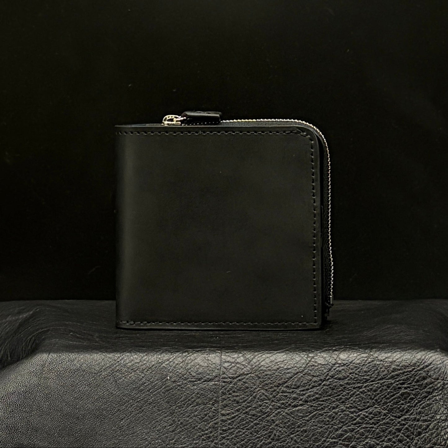 【新喜皮革】コードバン 二つ折り財布スモール-Cordovan Small Wallet