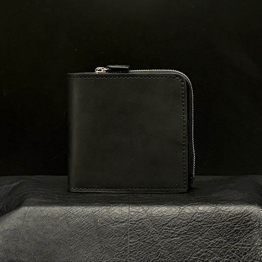 【新喜皮革】コードバン 二つ折り財布スモール-Cordovan Small Wallet