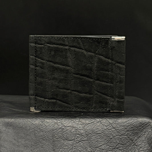 【エレファント】象革マネークリップウォレット-GRAY Elephant Money Clip Wallet (コピー)