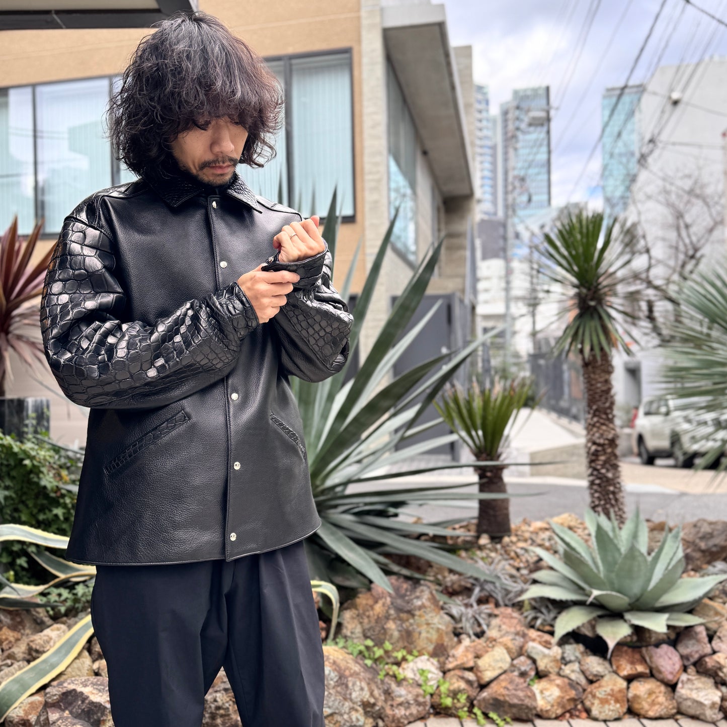 SOTOMI×ATSU CROCODILE POROSUS CAR COAT Type.3【クロコダイル/ポロサス/カーコート/タイプ3】