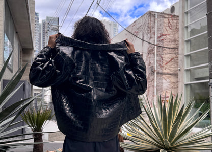 SOTOMI×ATSU CROCODILE POROSUS CAR COAT All Crocodile【クロコダイル/ポロサス/カーコート/オールクロコダイル】