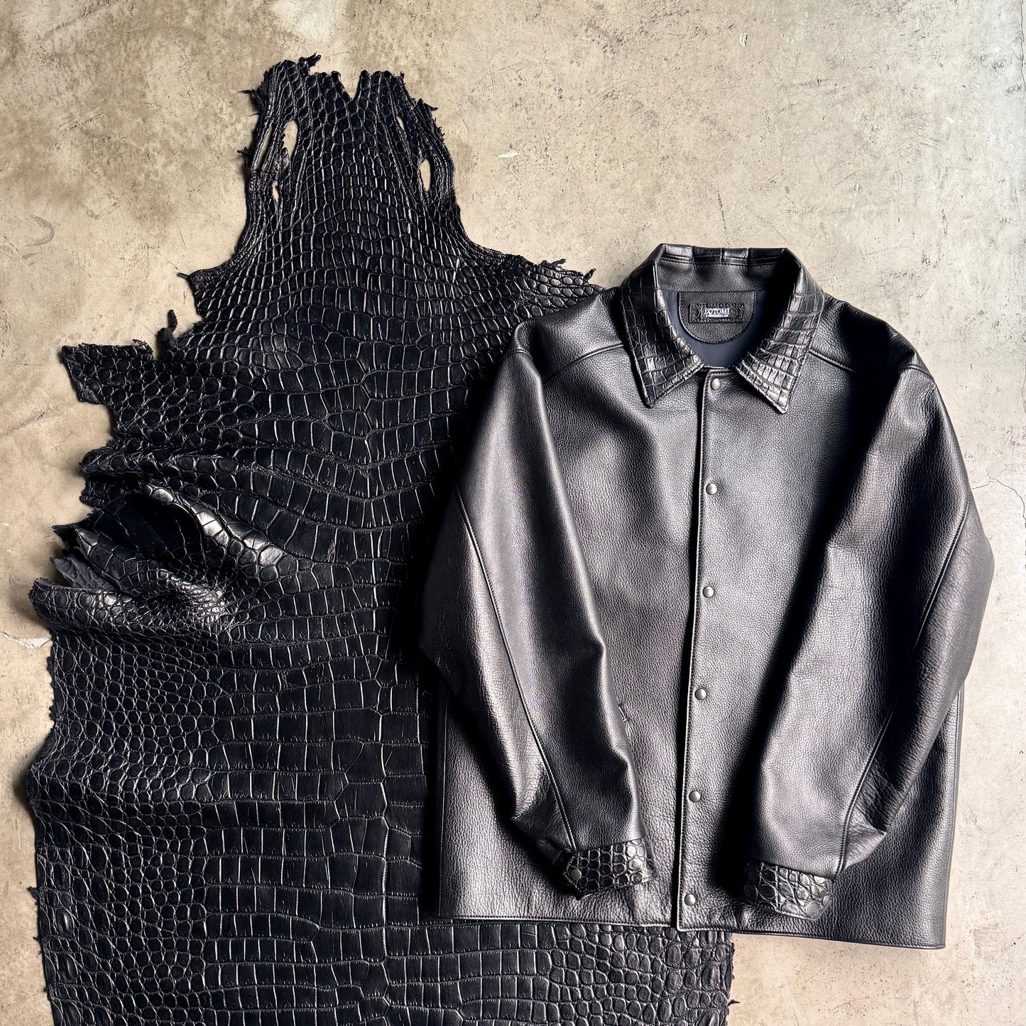 SOTOMI×ATSU CROCODILE POROSUS CAR COAT Type.1【クロコダイル/ポロサス/カーコート/タイプ１】