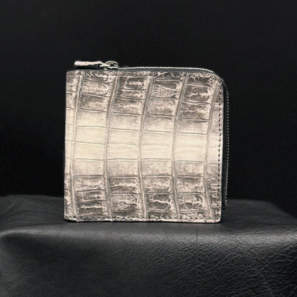 【クロコダイル ヒマラヤ】ワニ革ヒマラヤ二つ折り財布スモール-Crocodile Himalaya Small Wallet