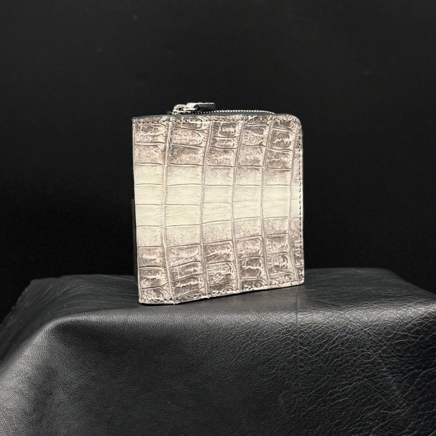 【クロコダイル ヒマラヤ】ワニ革ヒマラヤ二つ折り財布スモール-Crocodile Himalaya Small Wallet