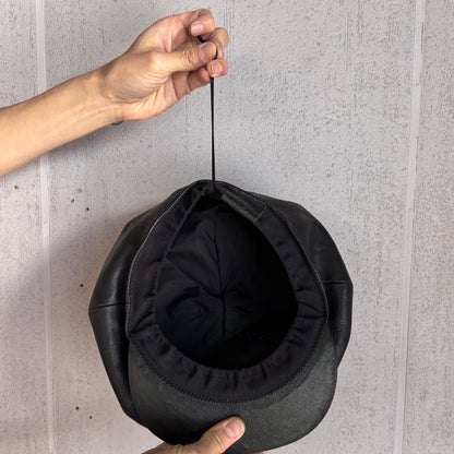 SOTOMI×ATSU CROCODILE POROSUS Casquette "Peanut Flower" PLATINUM【クロコダイル/ポロサス/キャスケット/カービング/プラチナ】