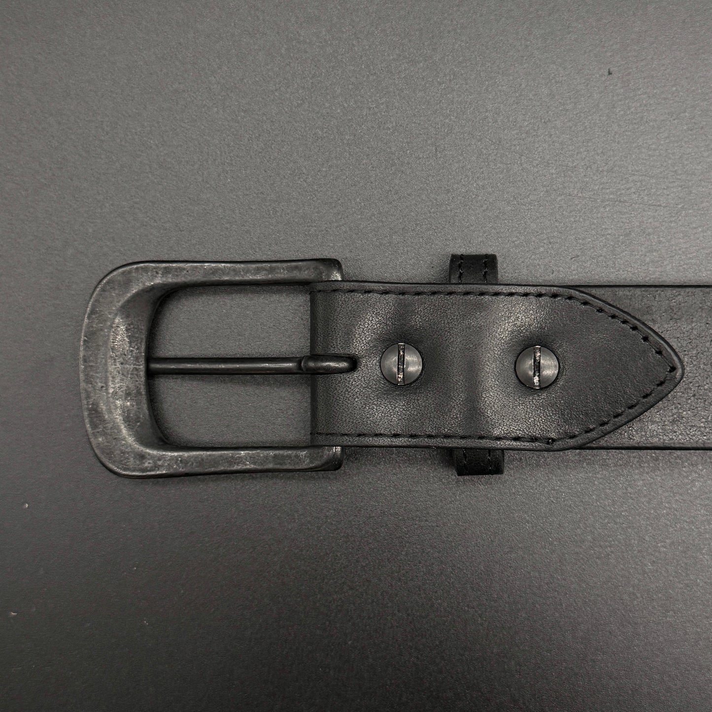 グイディ ステアハイドレザーベルト/ニッケル・ダールバックル -GUIDI Steer hide Leather Belt-