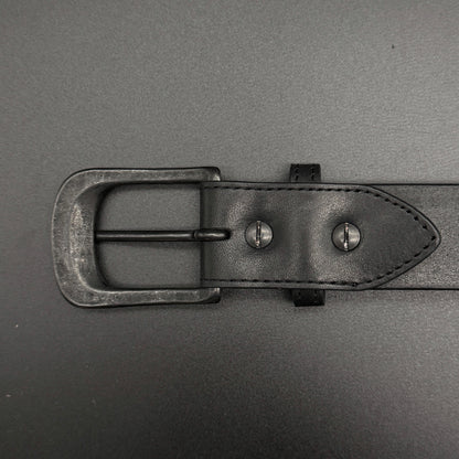 グイディ ステアハイドレザーベルト/ニッケル・ダールバックル -GUIDI Steer hide Leather Belt-