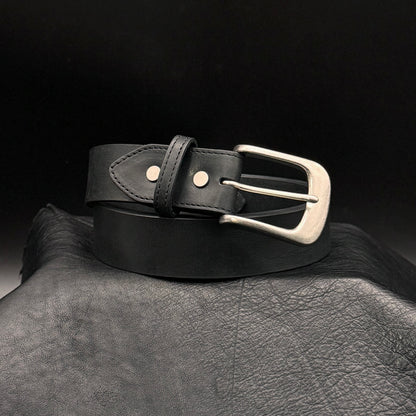 グイディ ステアハイドレザーベルト/真鍮バックル -GUIDI Steer hide Leather Belt-