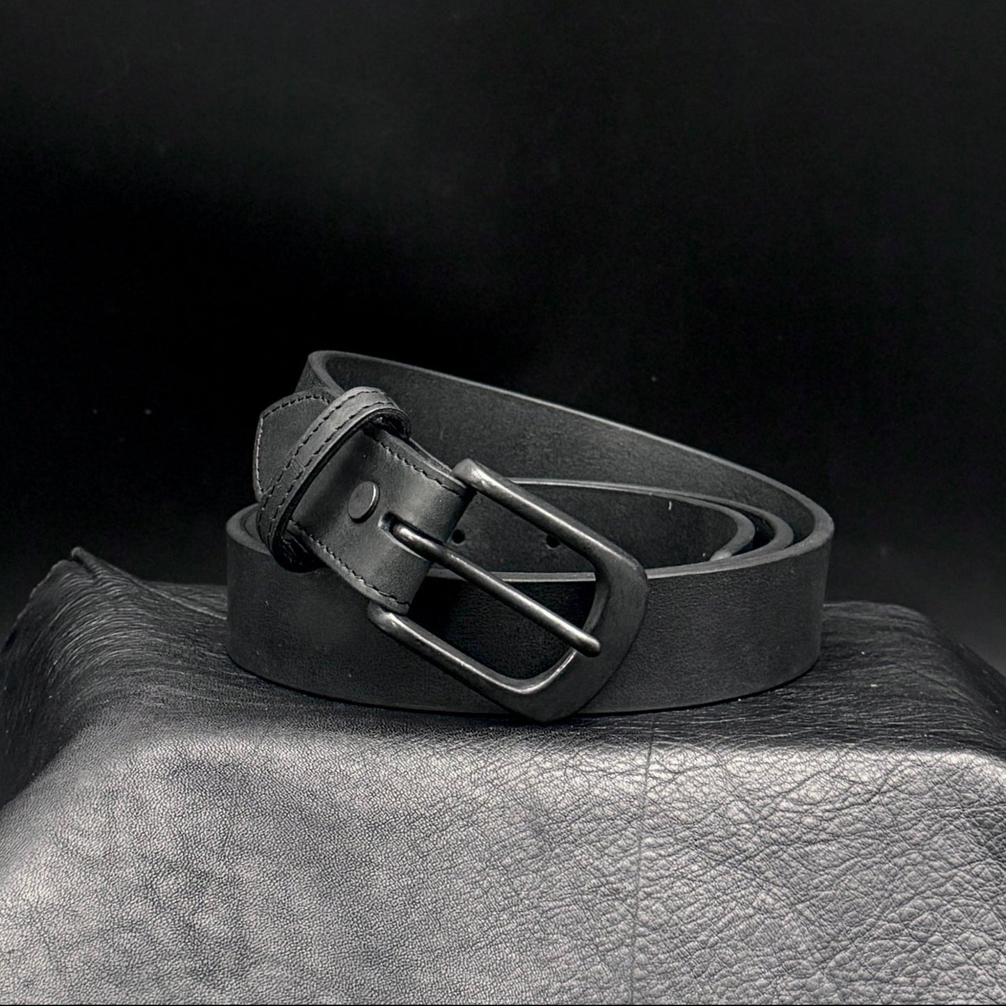 グイディ ステアハイドレザーベルト/ニッケル・ダールバックル -GUIDI Steer hide Leather Belt-