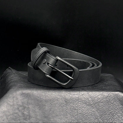 グイディ ステアハイドレザーベルト/ニッケル・ダールバックル -GUIDI Steer hide Leather Belt-