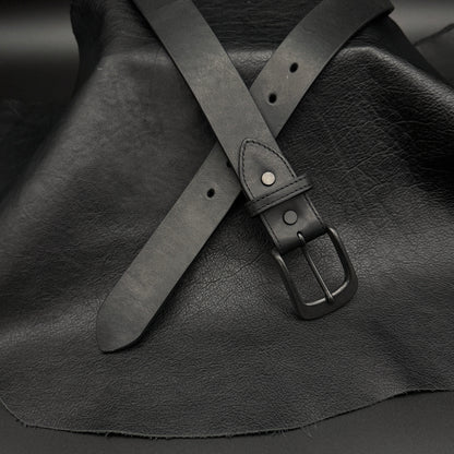 グイディ ステアハイドレザーベルト/ニッケル・ダールバックル -GUIDI Steer hide Leather Belt-