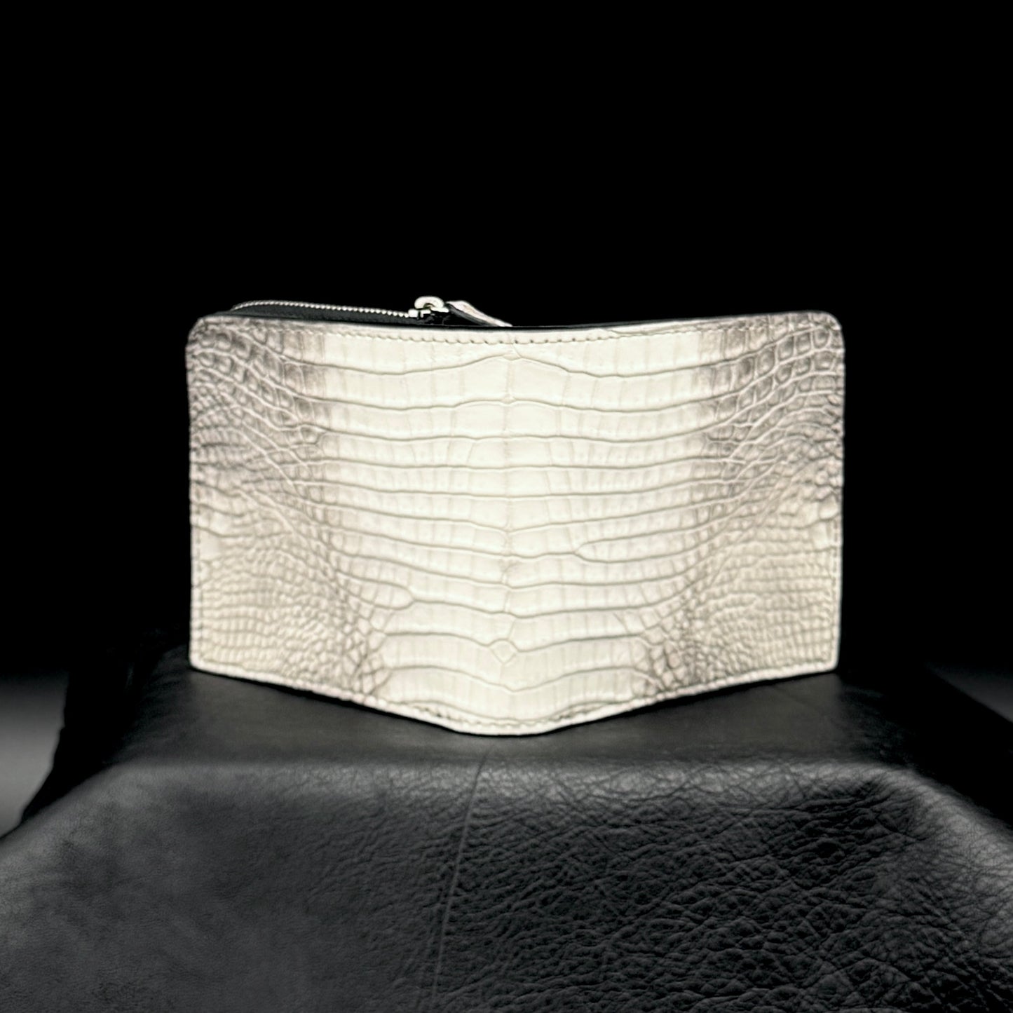 【クロコダイル ヒマラヤ】ワニ革ヒマラヤ二つ折り財布スモール-Crocodile Himalaya Small Wallet