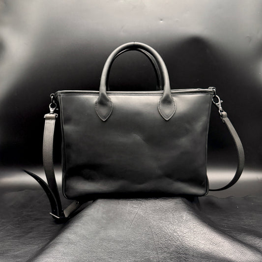 グイディ ガセット トートバッグ GUIDI Gusset Tote Bag -Nero-