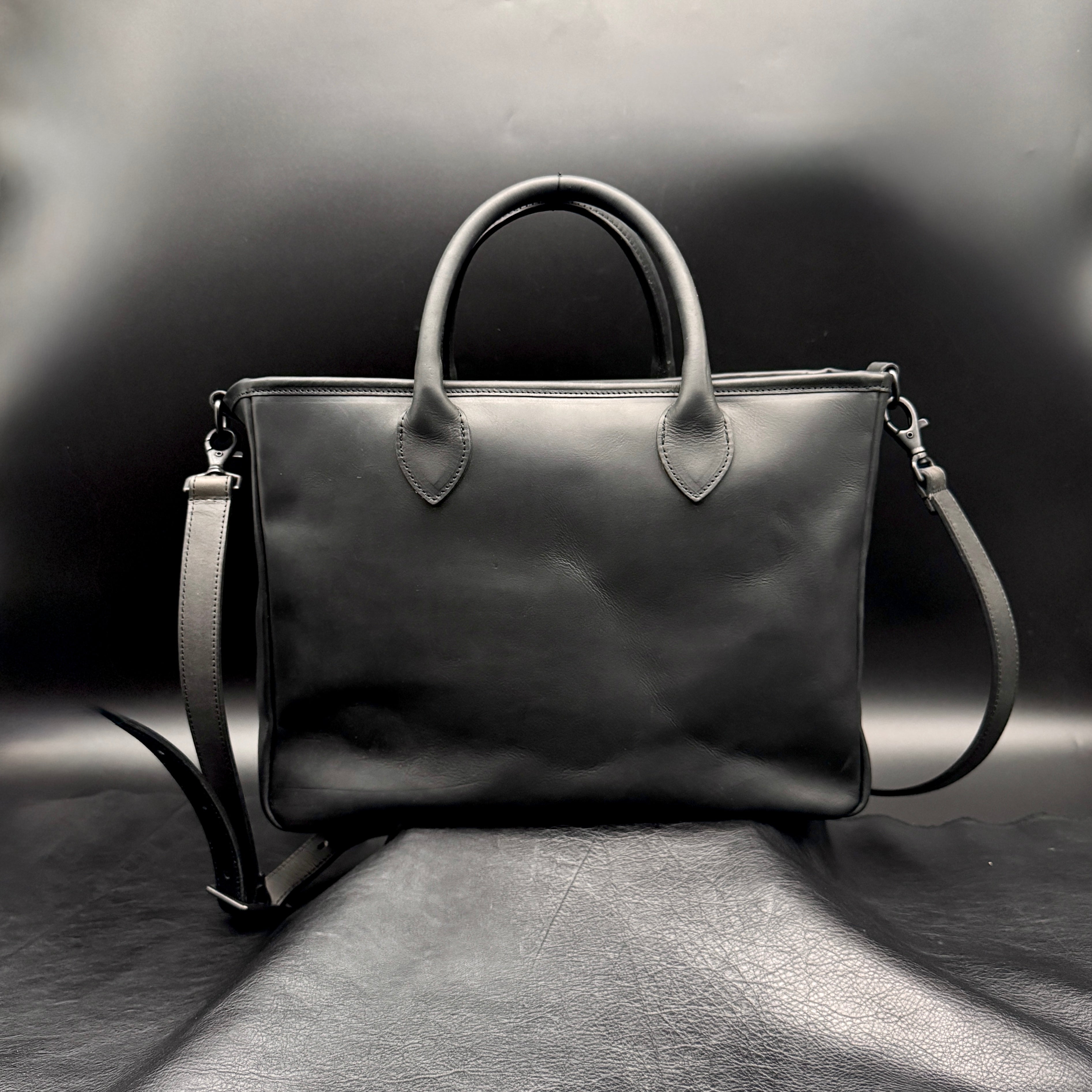 GUIDI 黒レザートートバッグ 大きめ GUIDI（グイディ） トートバッグ SOFT HORSE FULL GRAIN GB2A メンズ