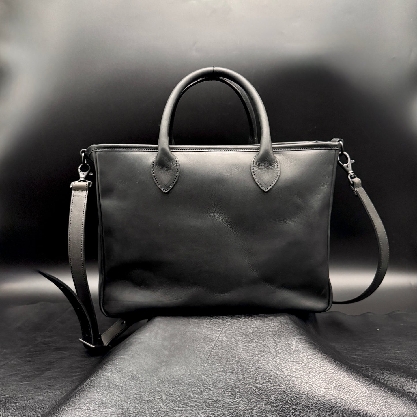 グイディ ガセット トートバッグ GUIDI Gusset Tote Bag -Nero-