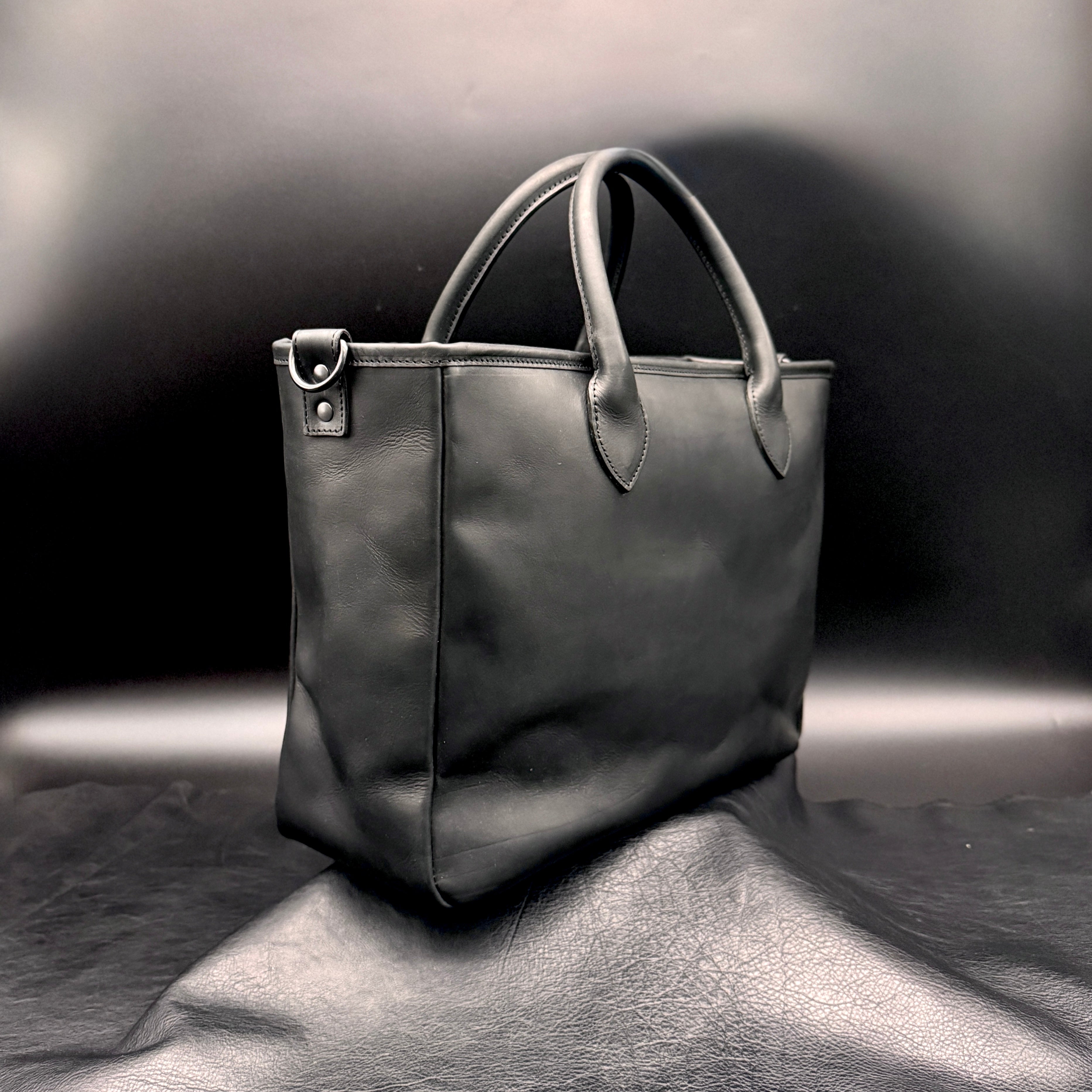 グイディ ガセット トートバッグ GUIDI Gusset Tote Bag -Nero