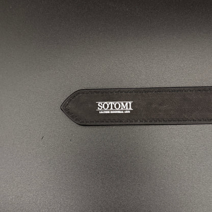 クロコダイル ポロサス レザーベルト/真鍮バックル -Crocodile Porosus Leather Belt-