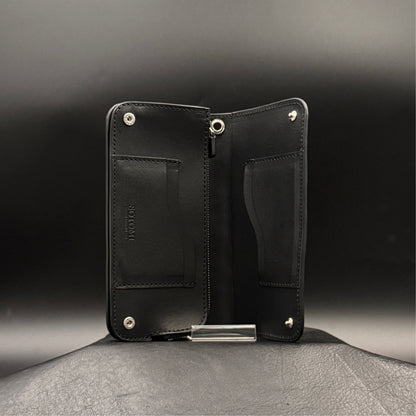 【クロコダイルポロサス】ワニ革トラッカーウォレット-Tracker Wallet-