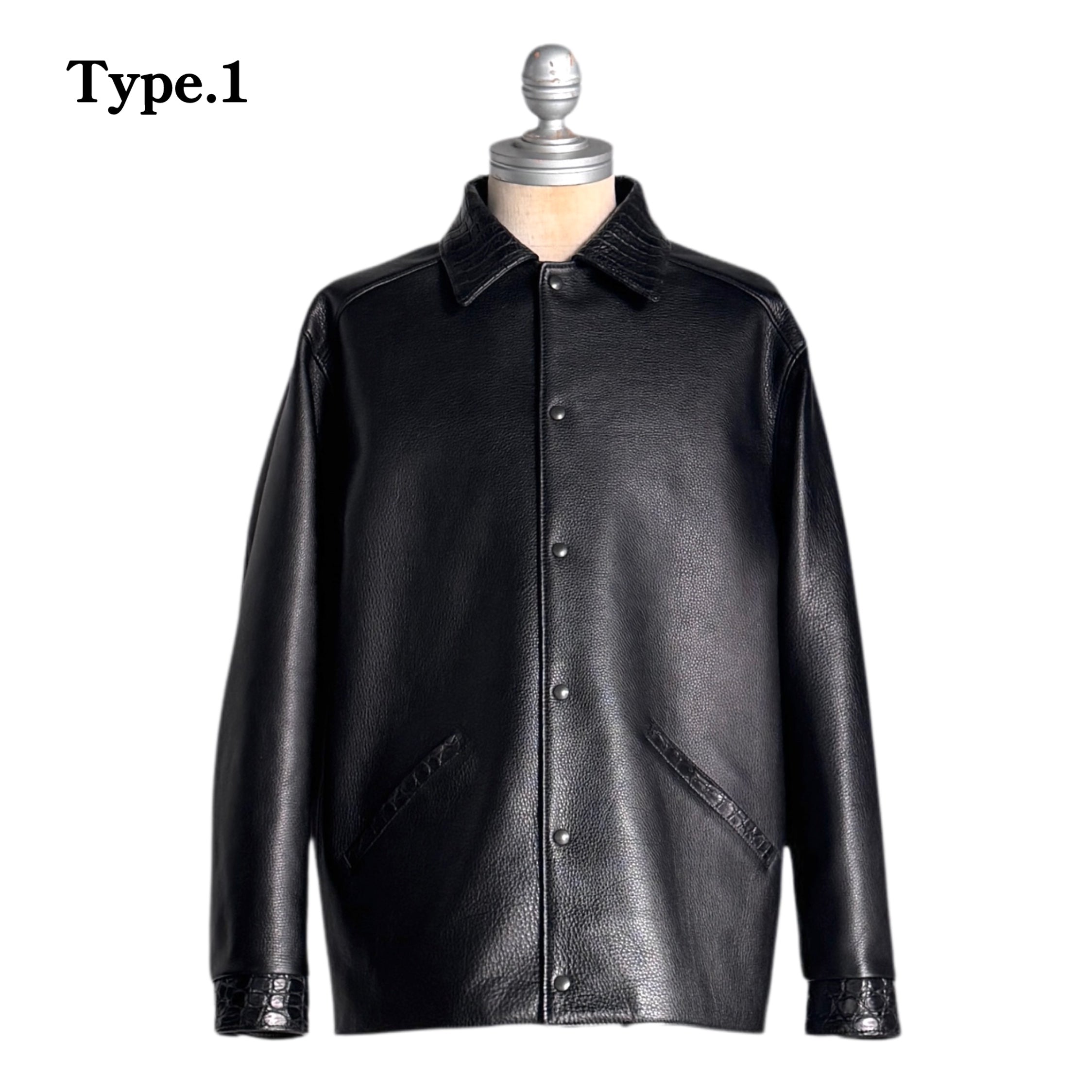 SOTOMI×ATSU CROCODILE POROSUS CAR COAT Type.1【クロコダイル