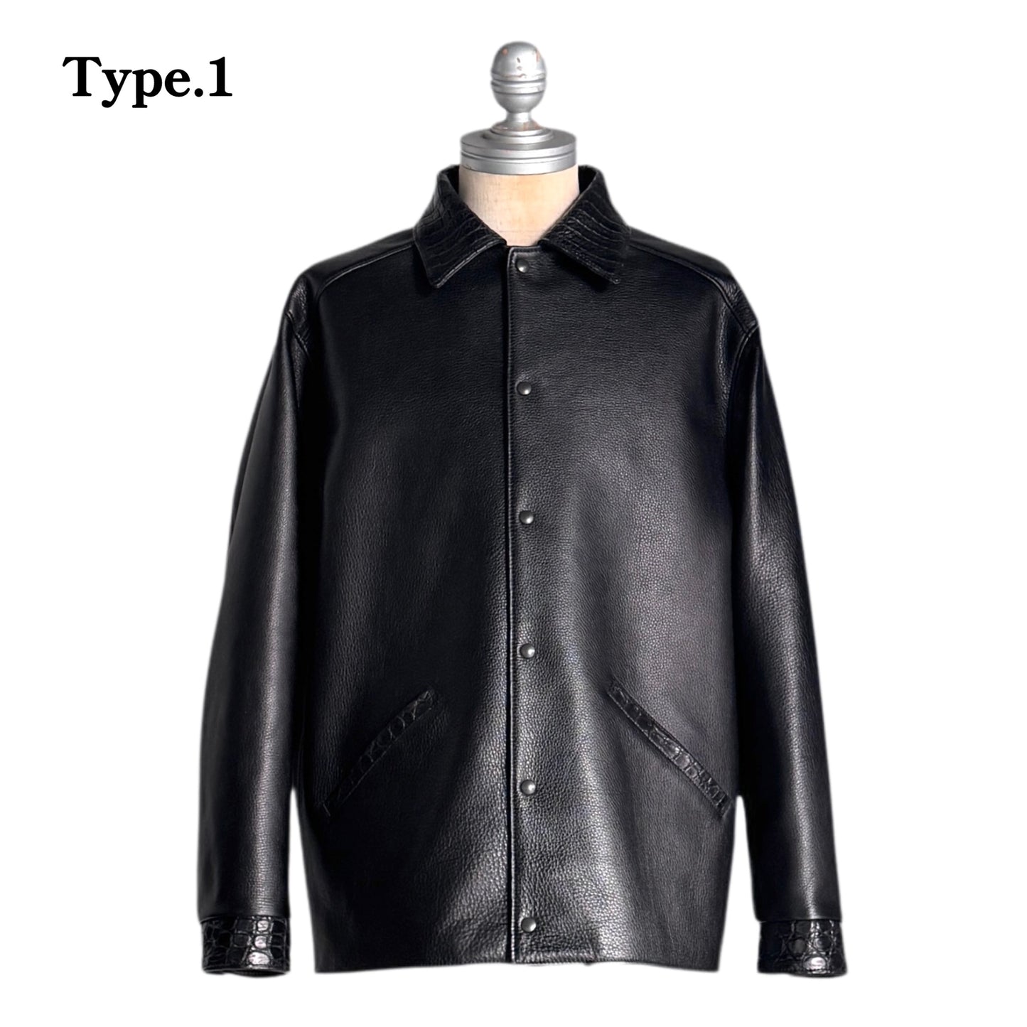 SOTOMI×ATSU CROCODILE POROSUS CAR COAT Type.1【クロコダイル/ポロサス/カーコート/タイプ１】