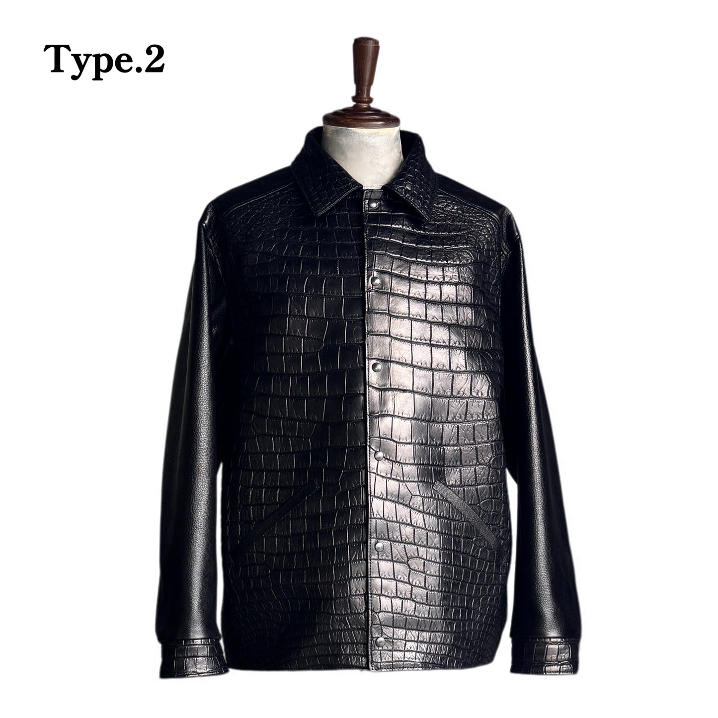 SOTOMI×ATSU CROCODILE POROSUS CAR COAT Type.2【クロコダイル/ポロサス/カーコート/タイプ2】