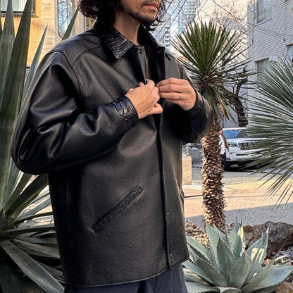 SOTOMI×ATSU CROCODILE POROSUS CAR COAT Type.1【クロコダイル/ポロサス/カーコート/タイプ１】