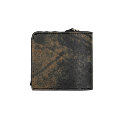 【新喜皮革】コードバン バックサイド二つ折り財布スモール-Cordovan Back Side Small Wallet