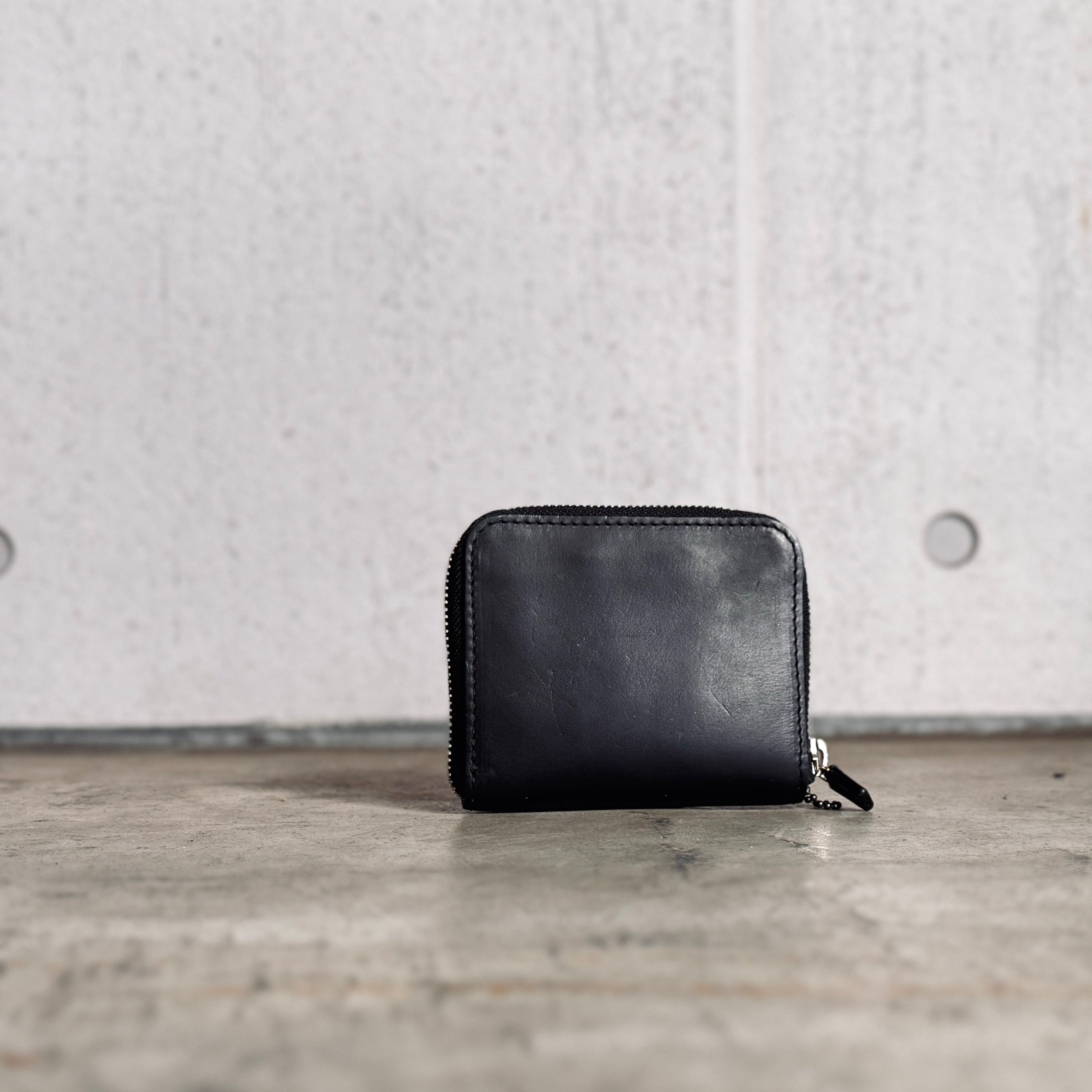 グイディ ミニ財布-GUIDI 110 -Nero- – SOTOMI LEATHER INDUSTRIAL ARTS