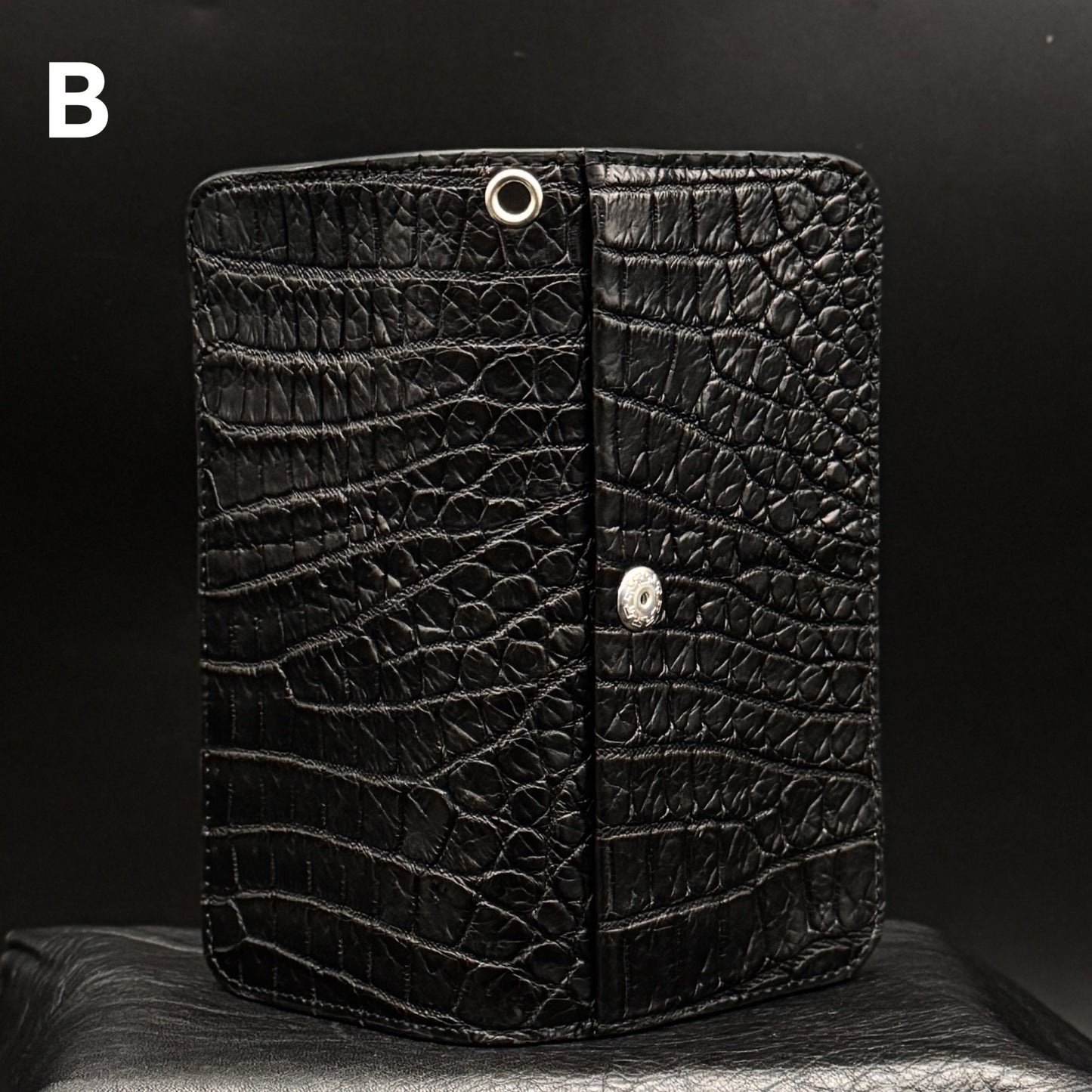 【クロコダイルポロサス】ワニ革トラッカーウォレット-Tracker Wallet-